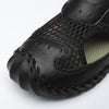 Men’s Breathable Mesh Leather Casual Walking Shoes