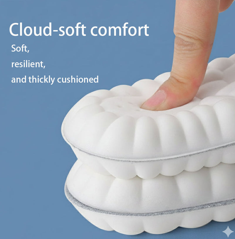 PU Cloud-Cushion Shock-Absorbing Insoles