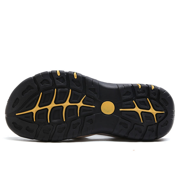 Durable & Protective Closed-Toe Outdoor Leather Sandals (2025)