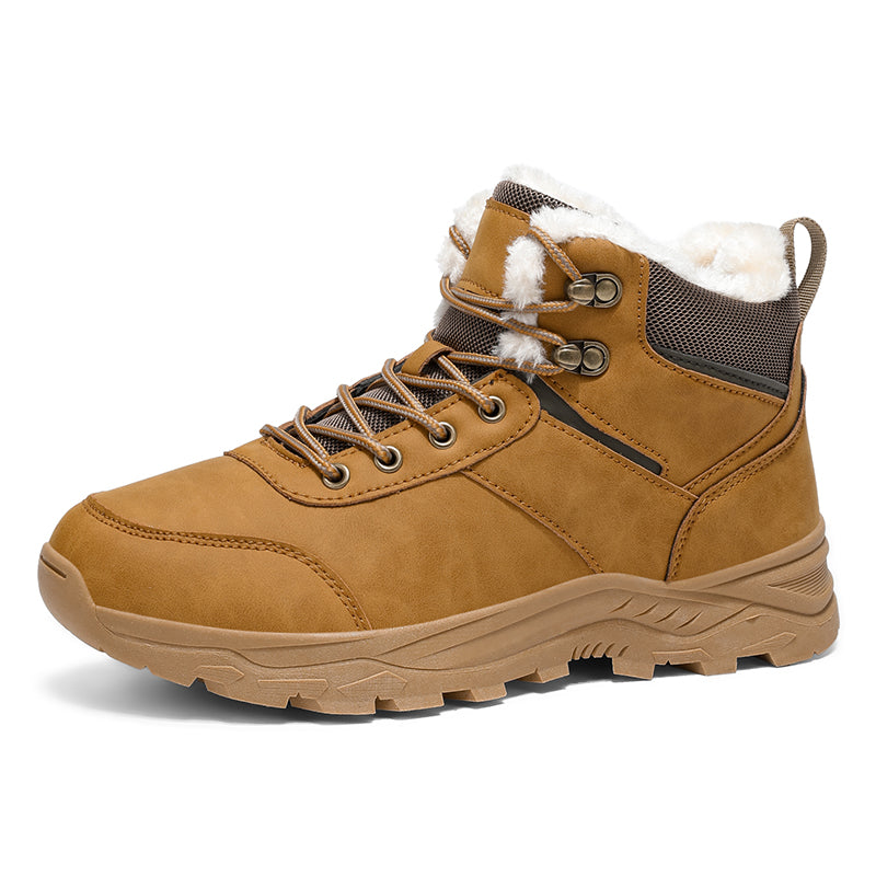 Warm & Durable Fleece-Lined High-Top Hiking Boots (2025)