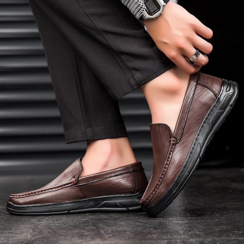 Klassik Leder Slipper