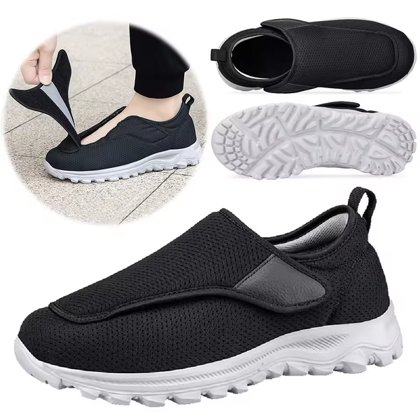 Comfortable & Wide-Fit Arch Support Elderly Walking Shoes (2025)